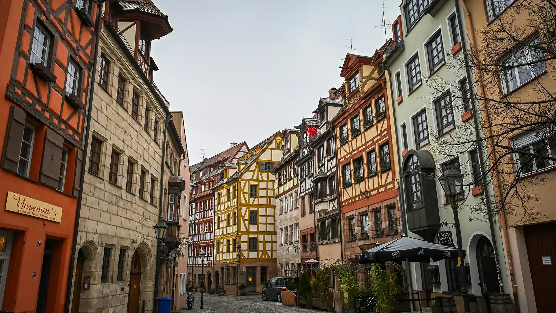 Nürnberger Innenstadt Fachwerkhaus